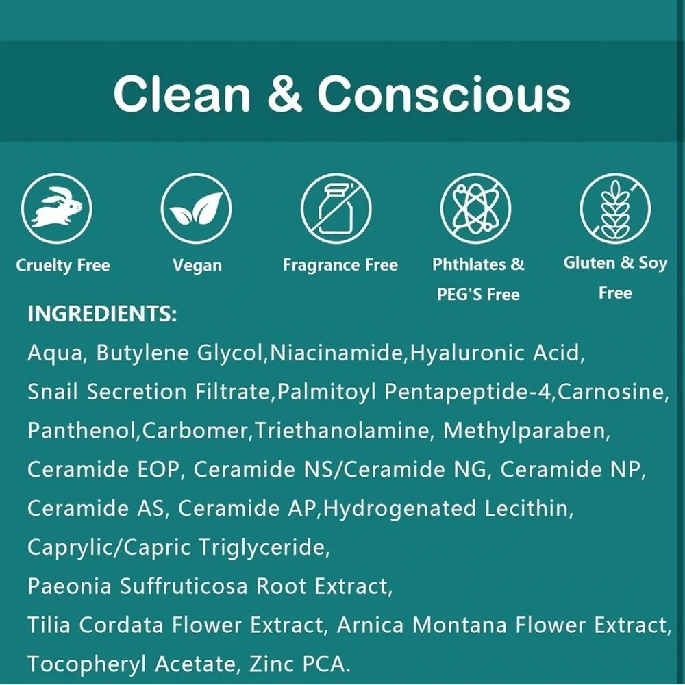 Face Serum with Hyaluronic Acid- 3 bottles